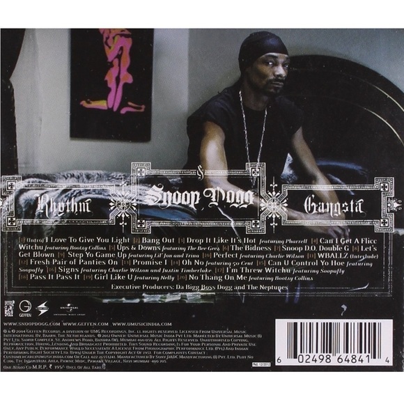 Snoop Dogg R&G Rhythm & Gangsta The Masterpiece CD - Picture 3 of 3